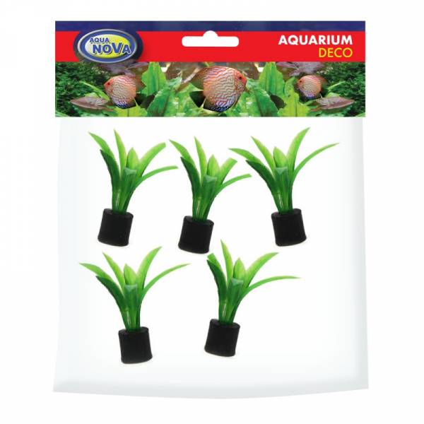 Künstliche Pflanze für Aquarium 3cm. 5 Stück im Paket